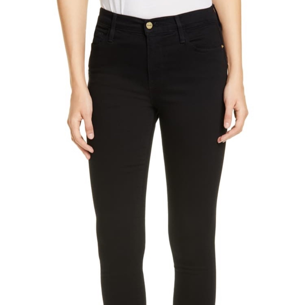 FRAME | Skinny Black Denim